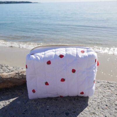 Trousse de toilette taille S Fraise